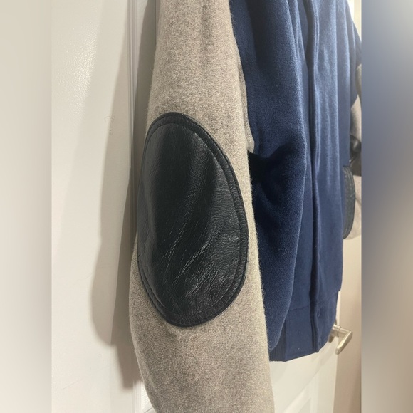 VINTAGE Trucking LTD CANADA Wool & Leather SPORTSWEAR BOMBER JACKETS Sz Large - Picture 5 of 15